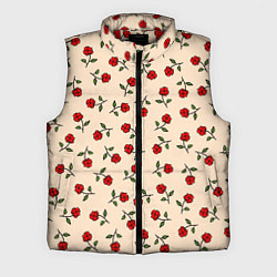 Мужской жилет Прованс из роз, цвет: 3D-красный