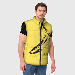 Мужской жилет Энди Уорхол - Банан, цвет: 3D-черный — фото 2