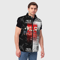 Мужской жилет WAR THUNDER ВАР ТАНДЕР, цвет: 3D-черный — фото 2