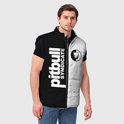 Мужской жилет PITBULL SYNDICATE ПИТБУЛЬ, цвет: 3D-черный — фото 2