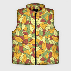 Мужской жилет Яркие осенние листья