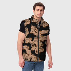 Мужской жилет Heroes III Dungeon Map, цвет: 3D-черный — фото 2