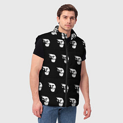 Мужской жилет Dark trollface, цвет: 3D-черный — фото 2