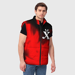 Мужской жилет Поймет Только Русский - Огонь, цвет: 3D-красный — фото 2