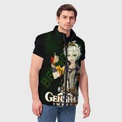 Мужской жилет Беннетт Genshin Impact, цвет: 3D-черный — фото 2