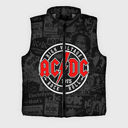 Мужской жилет AC DC HIGH VOLTAGE, цвет: 3D-светло-серый