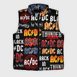 Мужской жилет AC DC LOGOBOMBING, цвет: 3D-светло-серый