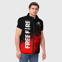 Мужской жилет FREE FIRE Фри Фаер, цвет: 3D-черный — фото 2