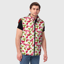 Мужской жилет Спелая вишня, цвет: 3D-красный — фото 2