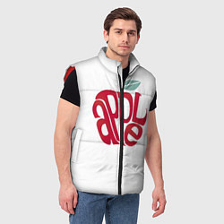 Мужской жилет Красное яблочко, цвет: 3D-красный — фото 2