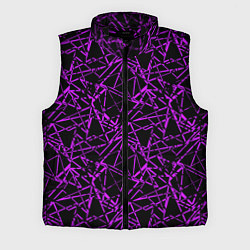 Мужской жилет Фиолетово-черный абстрактный узор
