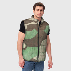 Мужской жилет Камуфляж хаки армейский, цвет: 3D-черный — фото 2