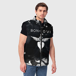Мужской жилет BON JOVI БОН ДЖОВИ, цвет: 3D-черный — фото 2