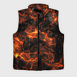 Мужской жилет Горящая лава, цвет: 3D-светло-серый