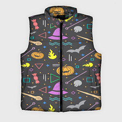 Мужской жилет Уютный Halloween, цвет: 3D-светло-серый