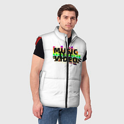 Мужской жилет Merch - DJ MUSICVIDEO, цвет: 3D-красный — фото 2