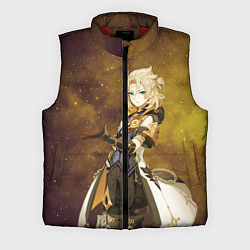 Мужской жилет Genshin Impact - Geo Albedo, цвет: 3D-красный