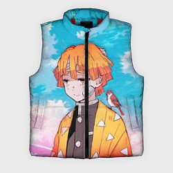 Мужской жилет КЛИНОК РАССЕКАЮЩИЙ ДЕМОНОВ, ЗЕНИТЦУ, цвет: 3D-красный