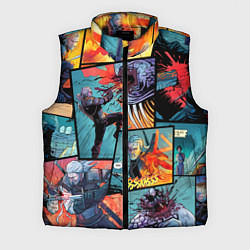 Мужской жилет Ведьмак The Witcher комикс, цвет: 3D-черный