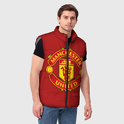 Мужской жилет Manchester United F C, цвет: 3D-светло-серый — фото 2
