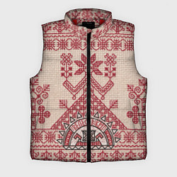 Мужской жилет Славянская вышивка Узоры Руси