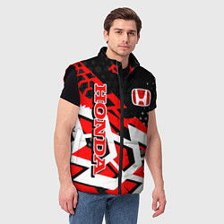 Мужской жилет Honda Хонда, цвет: 3D-черный — фото 2