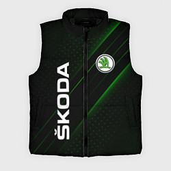 Мужской жилет SKODA, ШКОДА, цвет: 3D-черный