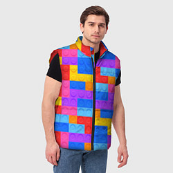 Мужской жилет Лего-го, цвет: 3D-красный — фото 2