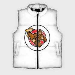 Мужской жилет Тхэквондо Кинг Конг - Обезьяна Занимается Боевыми, цвет: 3D-черный