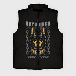 Мужской жилет Доберман-Пинчер, цвет: 3D-черный