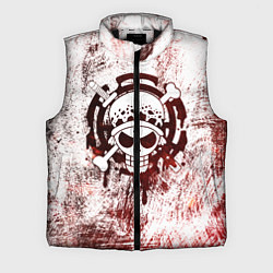 Мужской жилет Трафальгар Ло Пираты сердца Весёлый Роджер, цвет: 3D-черный