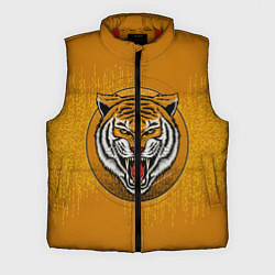 Мужской жилет Голова свирепого тигра
