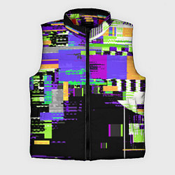 Мужской жилет Глитч эффект, цвет: 3D-красный