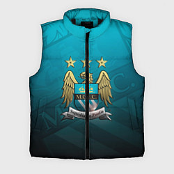 Мужской жилет Manchester City Teal Themme, цвет: 3D-черный