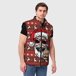 Мужской жилет Bad Santa Плохой Санта, цвет: 3D-черный — фото 2