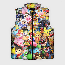 Мужской жилет SUPER SMASH BROS ГЕРОИ ИГРЫ, цвет: 3D-красный