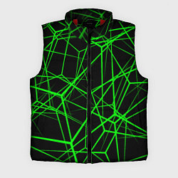 Мужской жилет Зеленые Полигоны Матрица