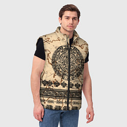Мужской жилет AztecsАцтеки, цвет: 3D-черный — фото 2