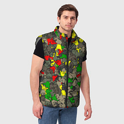 Мужской жилет Раста-камуфляж, цвет: 3D-светло-серый — фото 2
