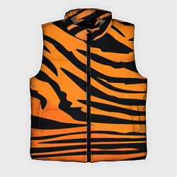 Мужской жилет Шкура шерсть тигра, цвет: 3D-светло-серый