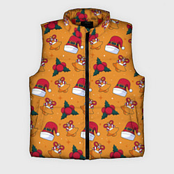 Мужской жилет Новогоднее настроениe, цвет: 3D-красный
