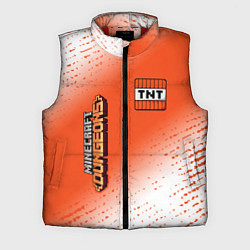 Мужской жилет МАЙНКРАФТ ДАНЖЕН - ДИНАМИТ - Градиент, цвет: 3D-красный