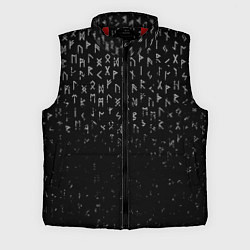 Мужской жилет МЕТАЛЛИЧЕСКИЕ РУНЫ, БРЫЗГИ КРАСОК