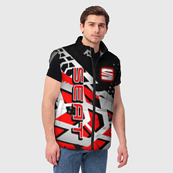 Мужской жилет SEAT СЕАТ, цвет: 3D-светло-серый — фото 2