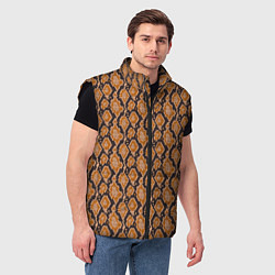 Мужской жилет Змеиная Кожа Snake, цвет: 3D-черный — фото 2
