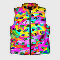 Мужской жилет Психоделические взгляды, цвет: 3D-черный