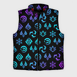 Мужской жилет NEON SYMBOL HERO GENSHIN IMPACT