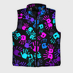 Мужской жилет Следы неоновых рук