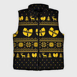 Мужской жилет НОВОГОДНИЙ СВИТЕР WU TANG CLAN, цвет: 3D-черный