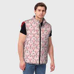 Мужской жилет Пухлые хрюни, цвет: 3D-красный — фото 2